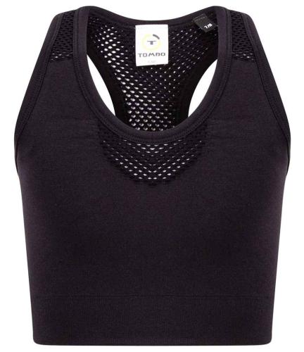 Tombo Kids Seamless Crop Top - BLK - 45511